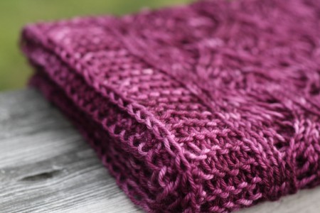 baby chalice blanket crocheted edge