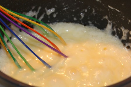 butter and sugar cooking