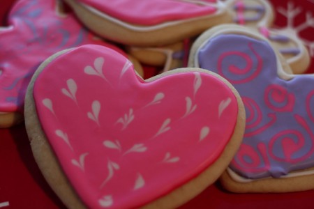 Big Pink Cookie Heart