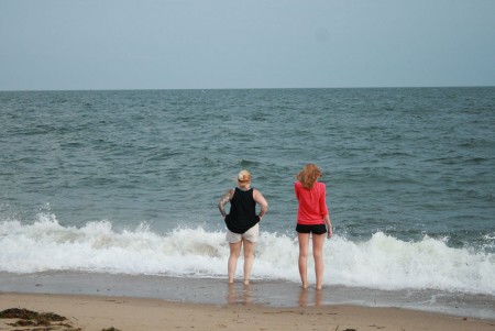 Jess and Hannah Mashpee Beach Surf blog size