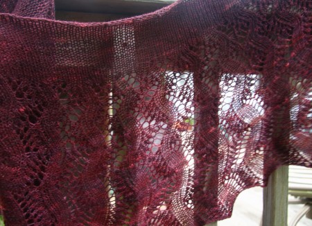 Cascata Shawl with Short Rows blog size