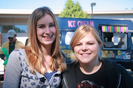 Hannah and Jessica at Family Day blog size