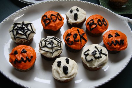 Orange and White Cupcakes blog size