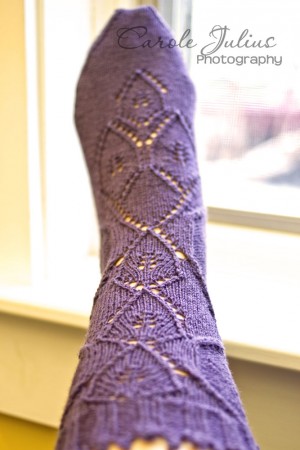 mystery socks leg for carole knits