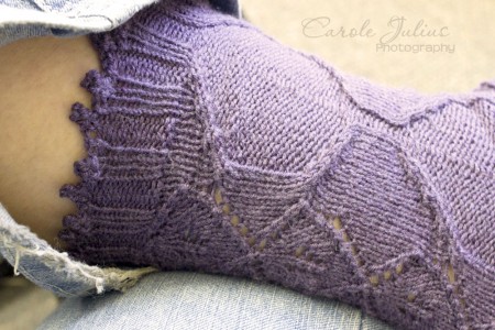 mystery socks picot edge for carole knits