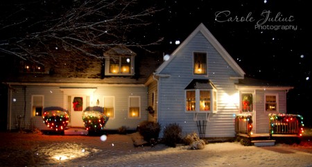 christmas house for carole knits