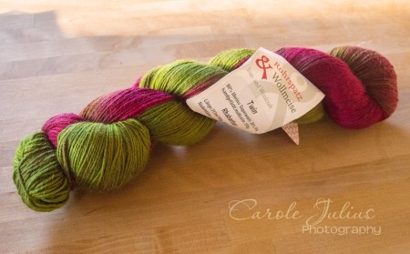 wollmeise_rhabarber for carole knits