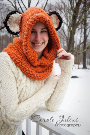 fox hood 2 for carole knits