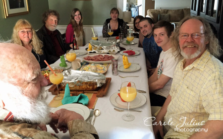 family easter brunch for carole knits