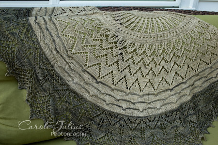 mystery shawl 2 for carole knits