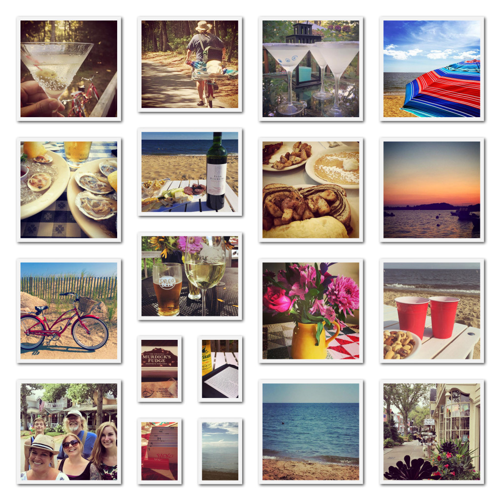 vacation instagram collage