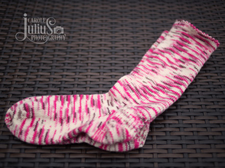 peppermint stripe socks 1 for carole knits