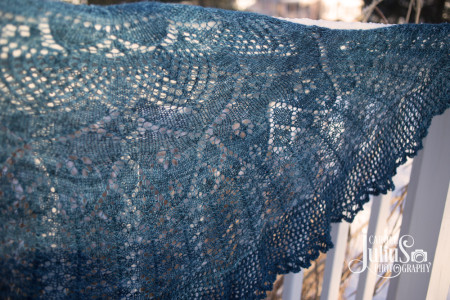 ttl mystery shawl 2 for carole knits