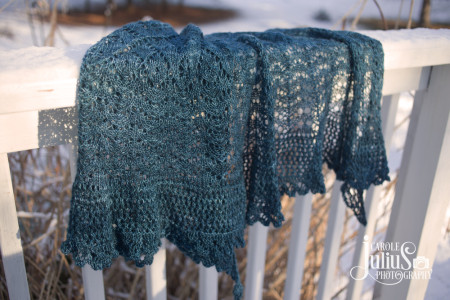 ttl mystery shawl 3 for carole knits