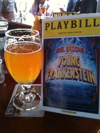 beer and playbill