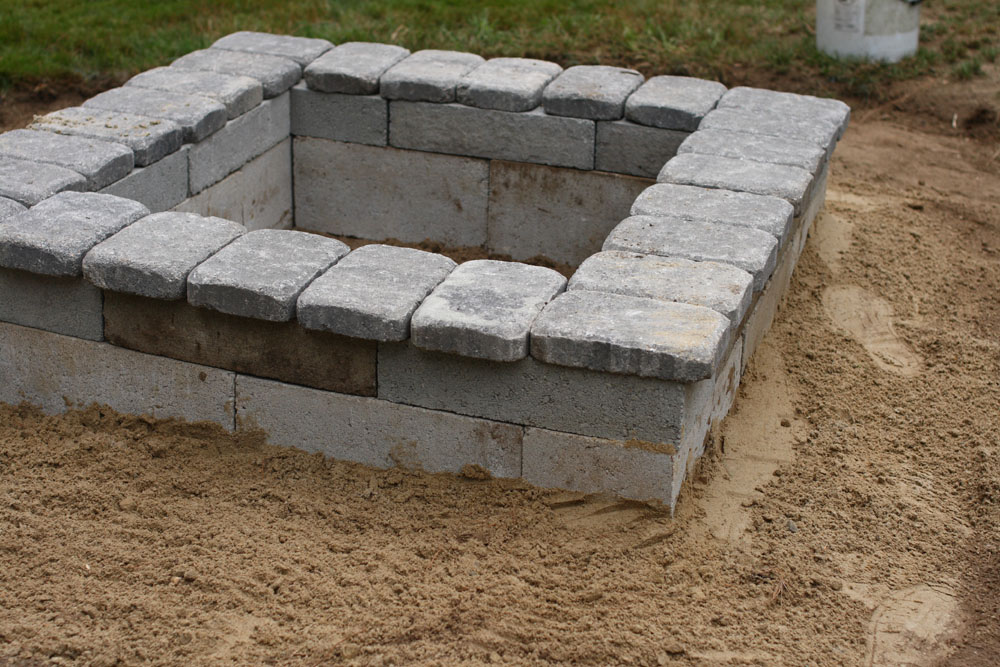 Diy Fire Pit, Square In Ground Fire Pit