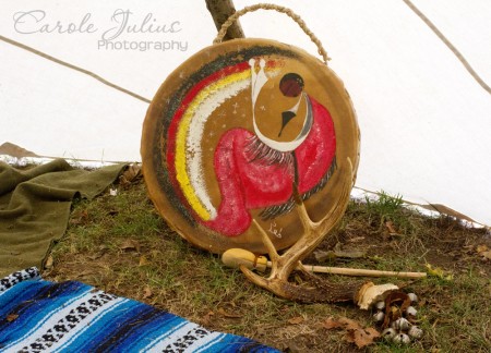 drum in the tipi for carole knits