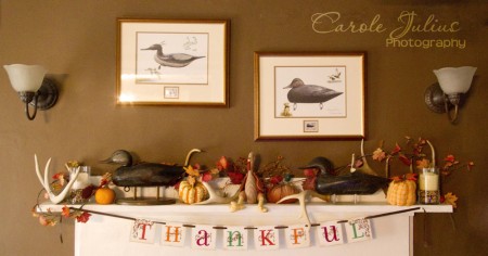 thanksgiving mantel for carole knits