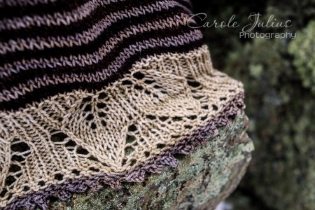 germinate shawl picot edge for carole knits