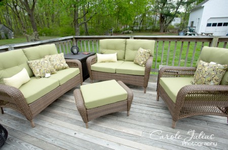 new deck furniture for carole knits