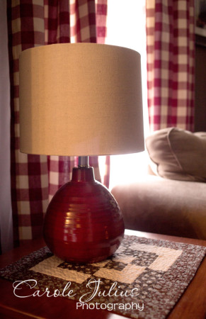 living room lamp for carole knits