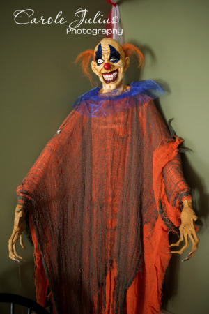 scary corner clown for carole knits