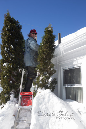 dale clearing ice dams for carole knits