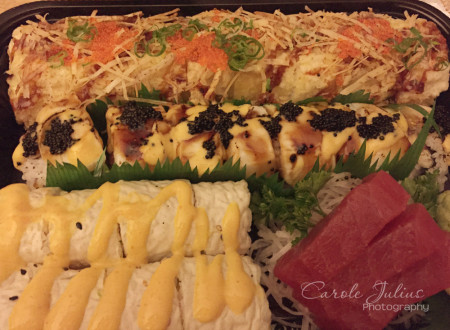 take out sushi for carole knits