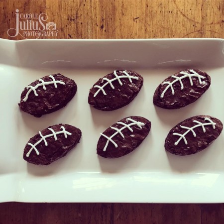 football brownies for carole knits