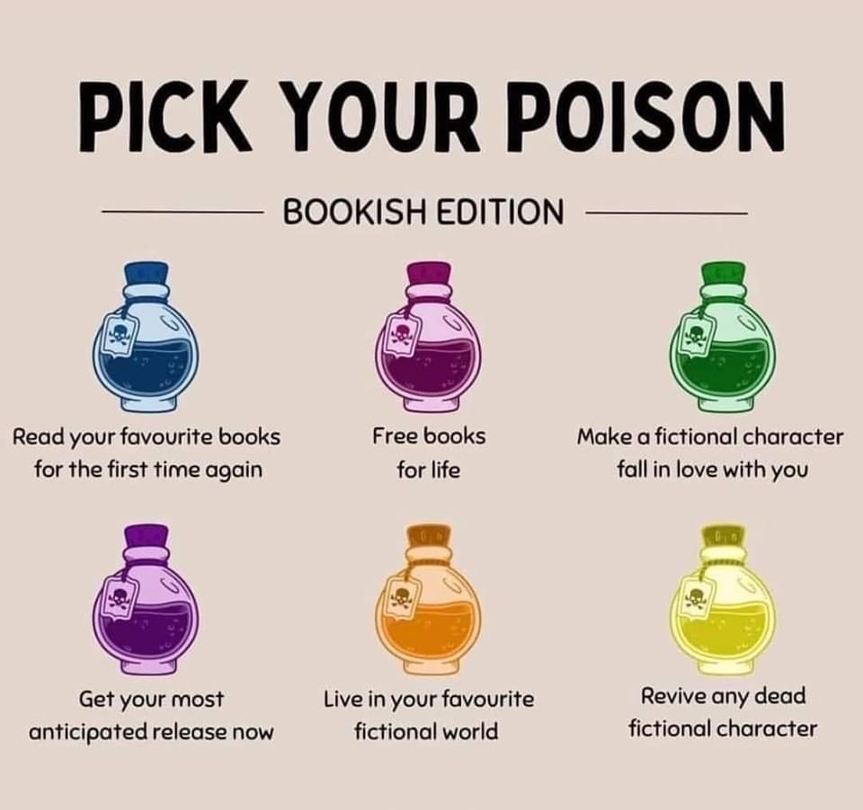 Pick Your Bookish Poison