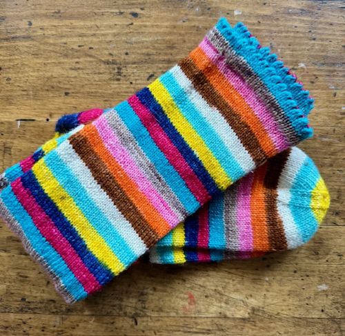 Wednesdays Are (Sometimes) For Knitting: Long Strange Trip Socks